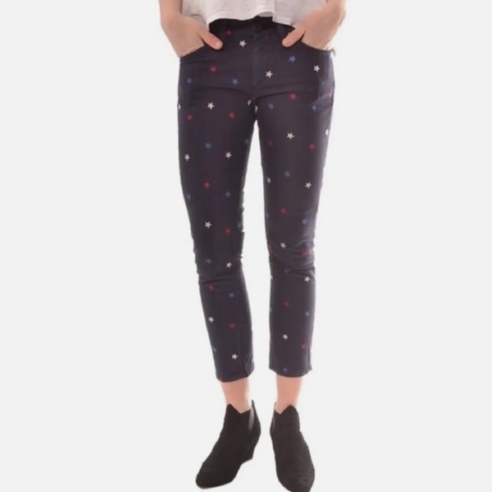 Isabel Marant Etoile Deacon Embroidered Jeans Size 40